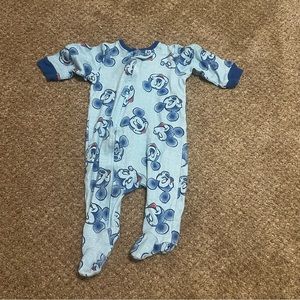 Mickey Moused footed pajamas for baby